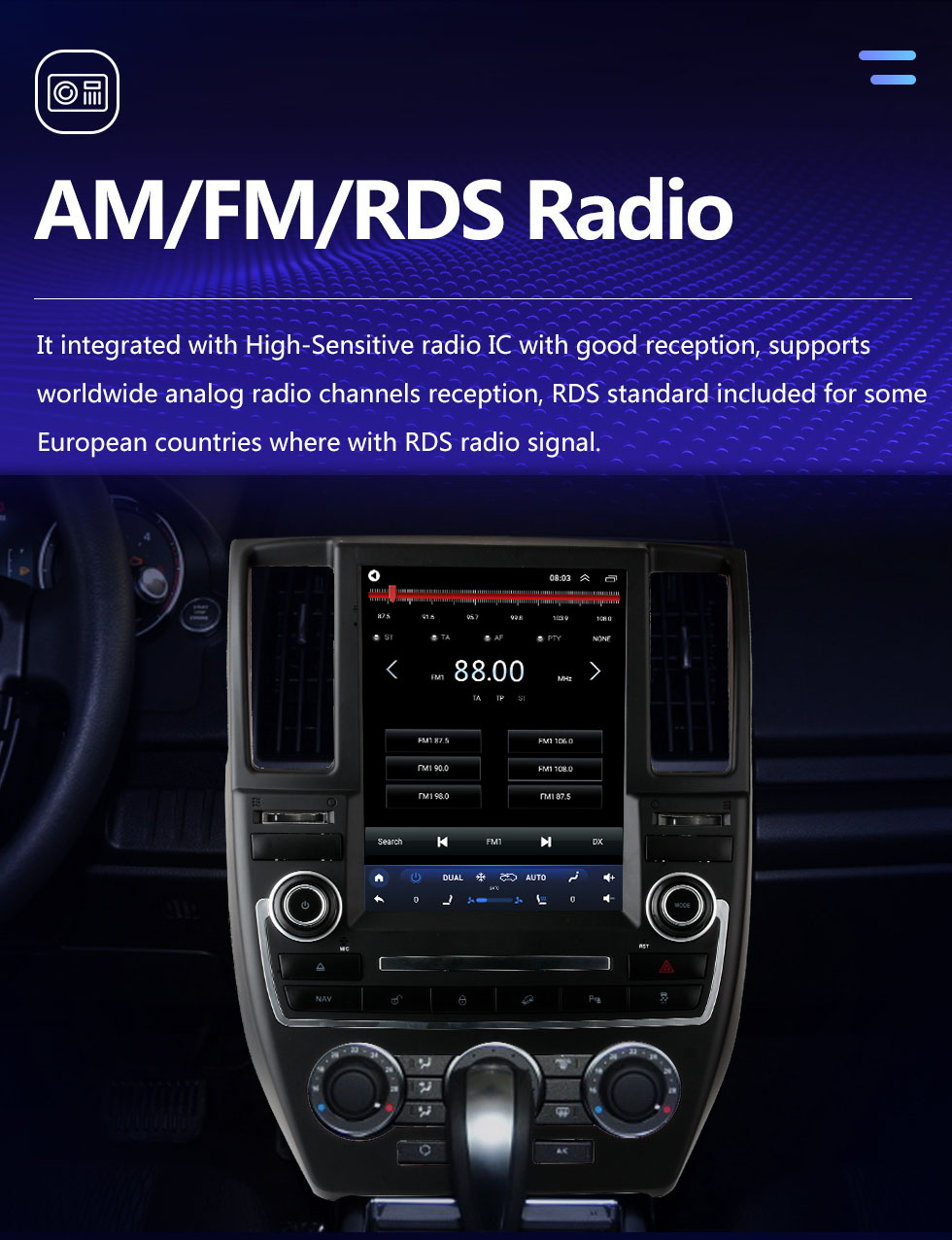Seicane OEM 9.7 inch Android 10.0 for 2007-2011 Land Rover DISCOVERY 2 GPS Navigation Radio with Touchscreen Bluetooth WIFI support TPMS Carplay DAB+ Seicane OEM 9.7 inch Android 10.0 for 2007-2011 Land Rover DISCOVERY 2 GPS Navigation Radio with Touchscreen Bluetooth WIFI support TPMS Carplay DAB+