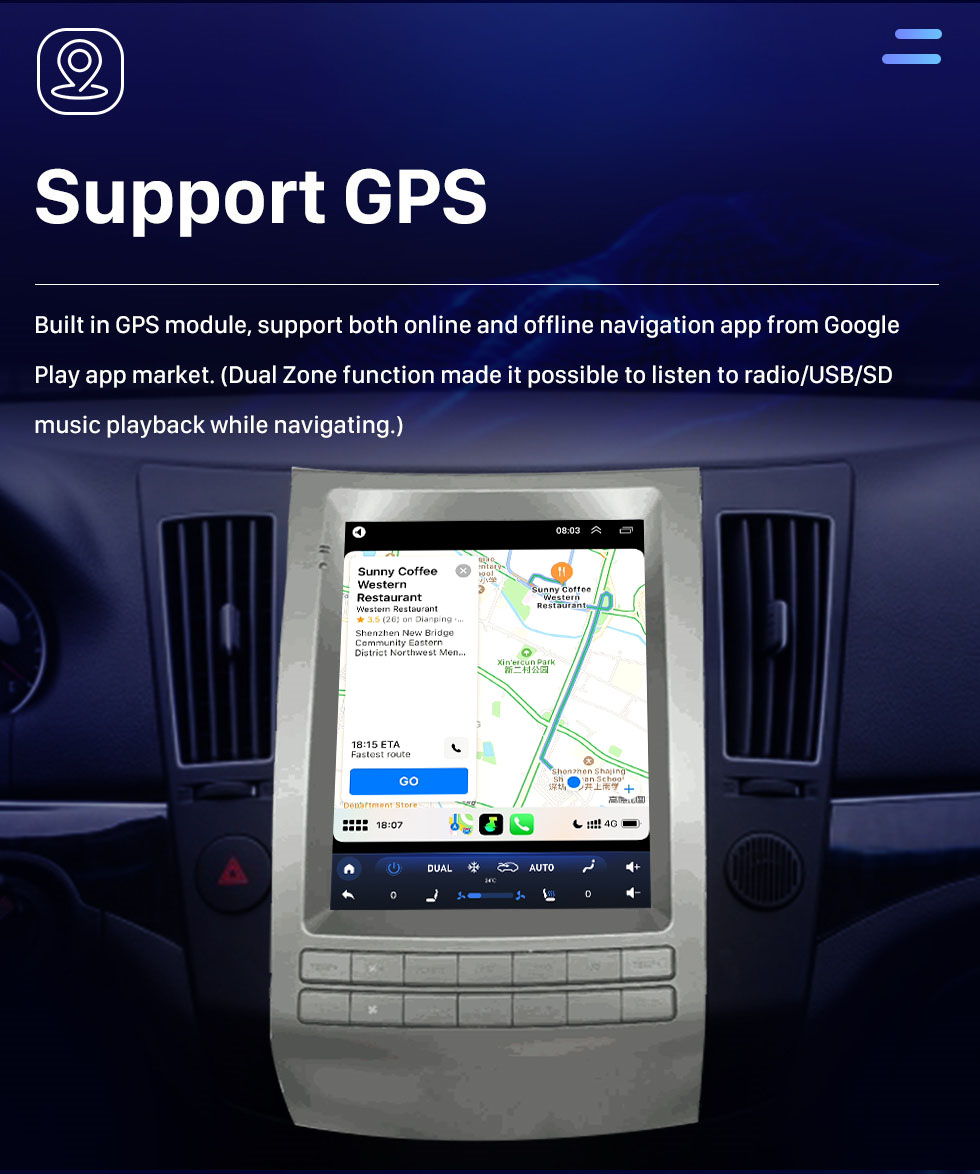 Seicane Android 10.0 9,7 pouces pour HYUNDAI VERACRUZ LOW END Radio avec système de navigation GPS à écran tactile HD Prise en charge Bluetooth Carplay TPMS Seicane Android 10.0 9,7 pouces pour HYUNDAI VERACRUZ LOW END Radio avec système de navigation GPS à écran tactile HD Prise en charge Bluetooth Carplay TPMS