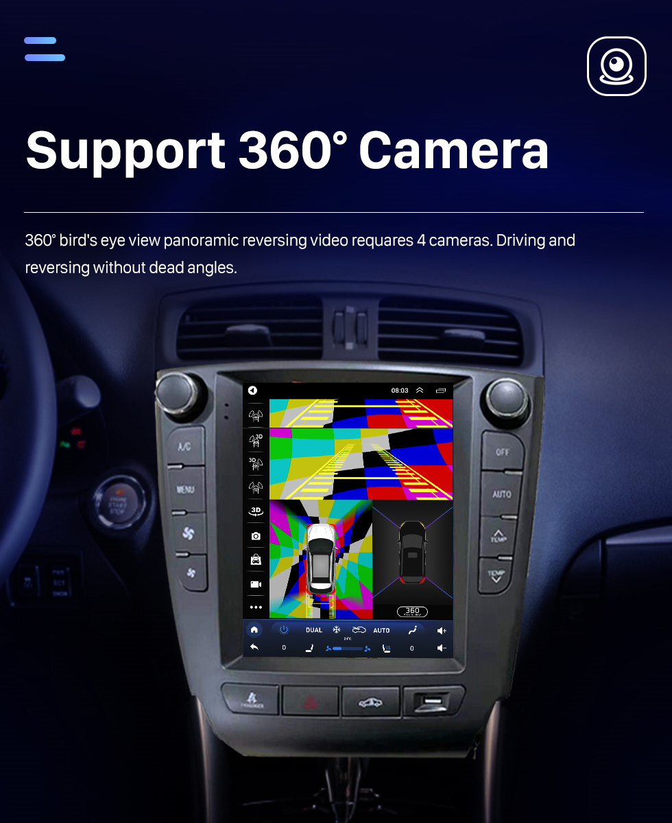 Seicane Android 10.0 9,7 pouces pour 2006-2012 Radio LEXUS IS LOW END avec système de navigation GPS à écran tactile HD Prise en charge Bluetooth Carplay TPMS Seicane Android 10.0 9,7 pouces pour 2006-2012 Radio LEXUS IS LOW END avec système de navigation GPS à écran tactile HD Prise en charge Bluetooth Carplay TPMS
