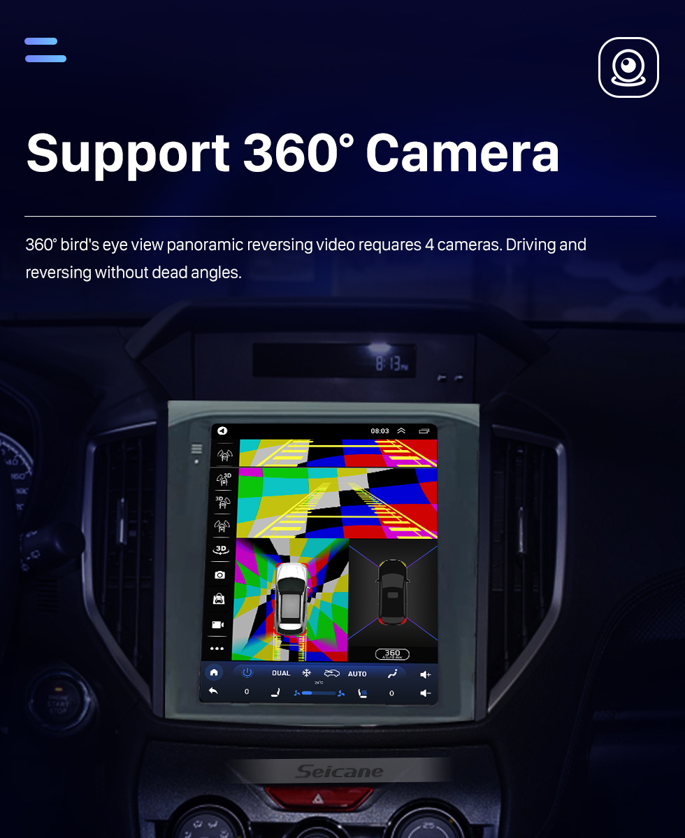 Seicane OEM 9,7-дюймовый Android 10.0 для 2019 SUBARU XV FORESTER GPS-навигация Радио с сенсорным экраном Поддержка Bluetooth WIFI TPMS Carplay DAB+