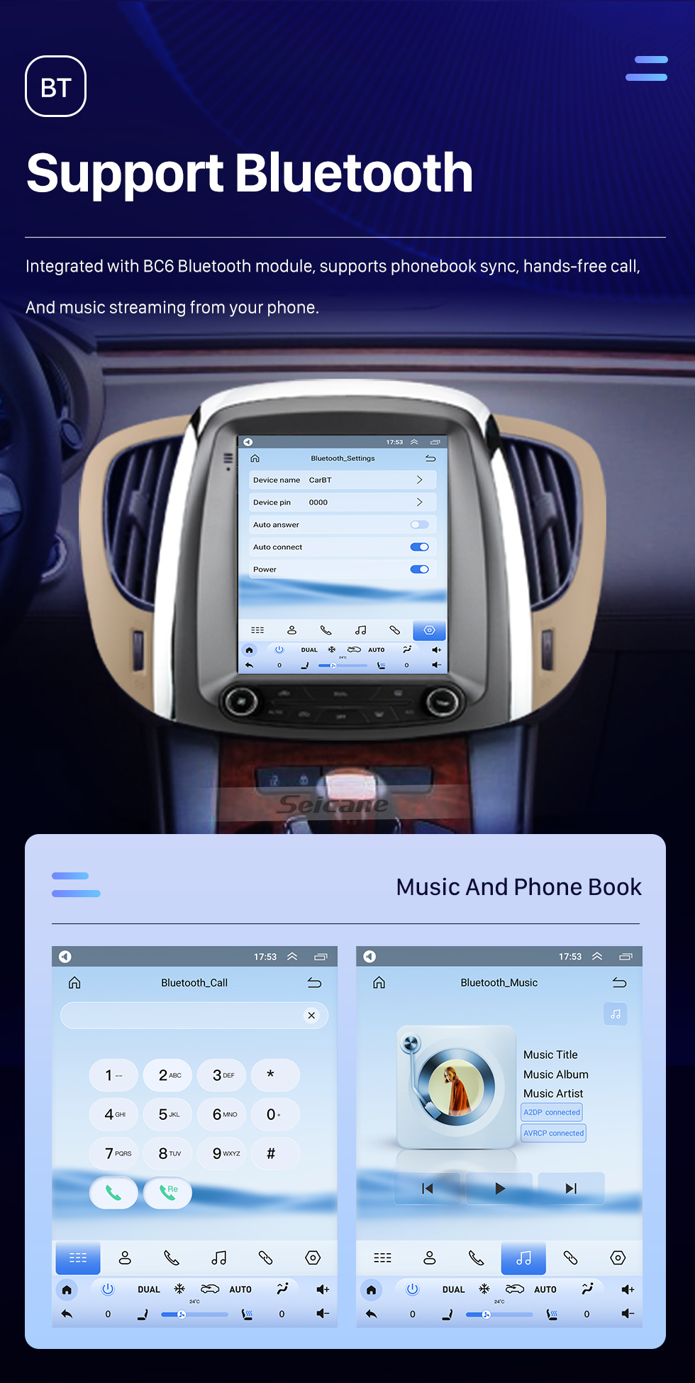 Seicane Best Multimedia Car Audio System for 2009-2012 Buick Lacrosse with IPS Screen DSP Support GPS Bluetooth Navigation Carplay 360° Camera Seicane Best Multimedia Car Audio System for 2009-2012 Buick Lacrosse with IPS Screen DSP Support GPS Bluetooth Navigation Carplay 360° Camera