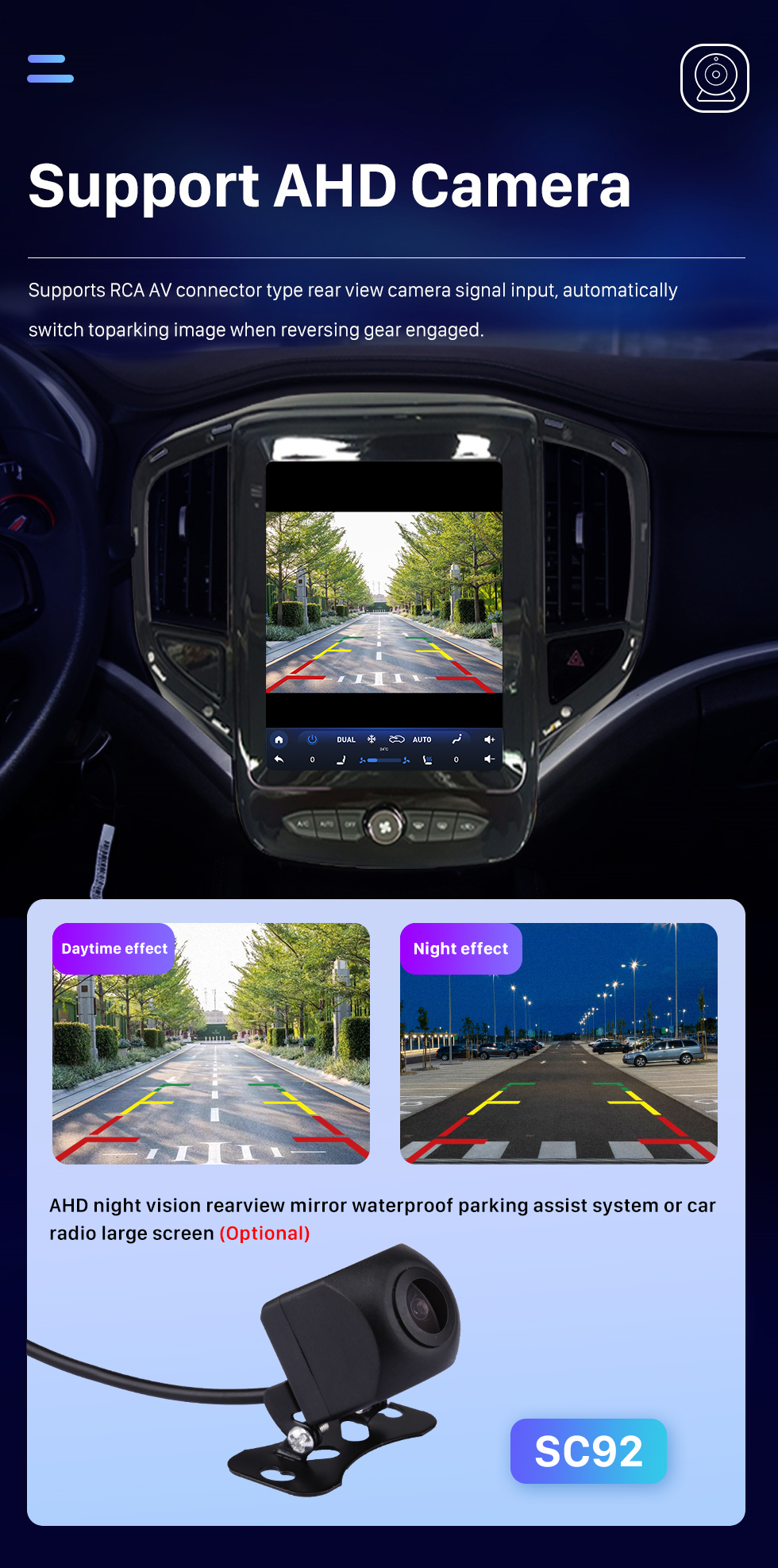 Seicane Para 2017-2018 Zhonghua V3 Rádio 9,7 polegadas Android 10.0 Navegação GPS com HD Touchscreen Suporte Bluetooth Carplay Câmera Traseira