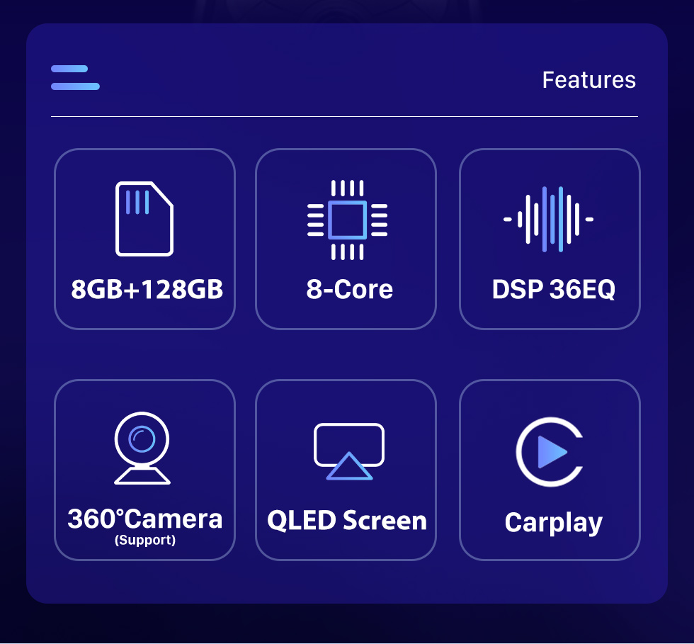 Seicane Pour 2011-2013 Hyundai Avante Elantra LHD 9,7 pouces Android 10.0 HD Écran tactile Stéréo Bluetooth GPS Navigation Radio avec Wifi AUX USB Prise en charge des commandes au volant DVR Caméra de recul OBD