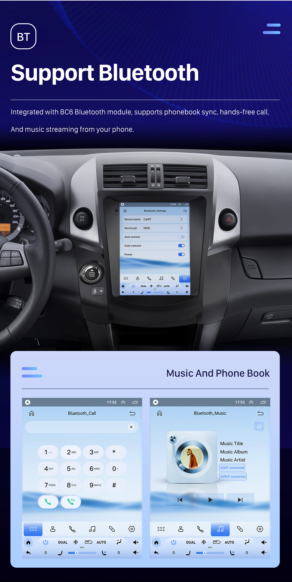 Seicane Android 10.0 9,7-Zoll-HD-Touchscreen für Toyota RAV4 2008 2009 2010 2011 GPS-Navigationsradio Bluetooth AUX WIFI-Unterstützung 4G Carplay OBD2 SWC DVR Digital-TV-Rückfahrkamera Seicane Android 10.0 9,7-Zoll-HD-Touchscreen für Toyota RAV4 2008 2009 2010 2011 GPS-Navigationsradio Bluetooth AUX WIFI-Unterstützung 4G Carplay OBD2 SWC DVR Digital-TV-Rückfahrkamera
