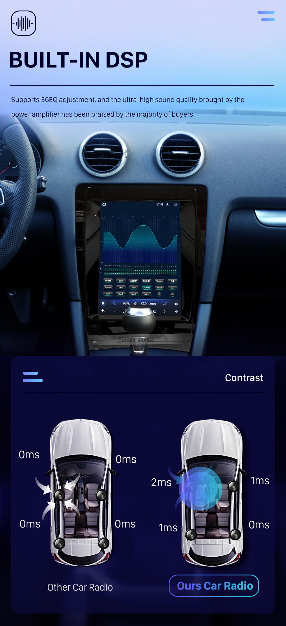 Seicane Android 10.0 9.7 polegadas para 2008-2012 AUDI A3 Rádio com HD Touchscreen GPS Sistema de Navegação Suporte Bluetooth Carplay TPMS Seicane Android 10.0 9.7 polegadas para 2008-2012 AUDI A3 Rádio com HD Touchscreen GPS Sistema de Navegação Suporte Bluetooth Carplay TPMS
