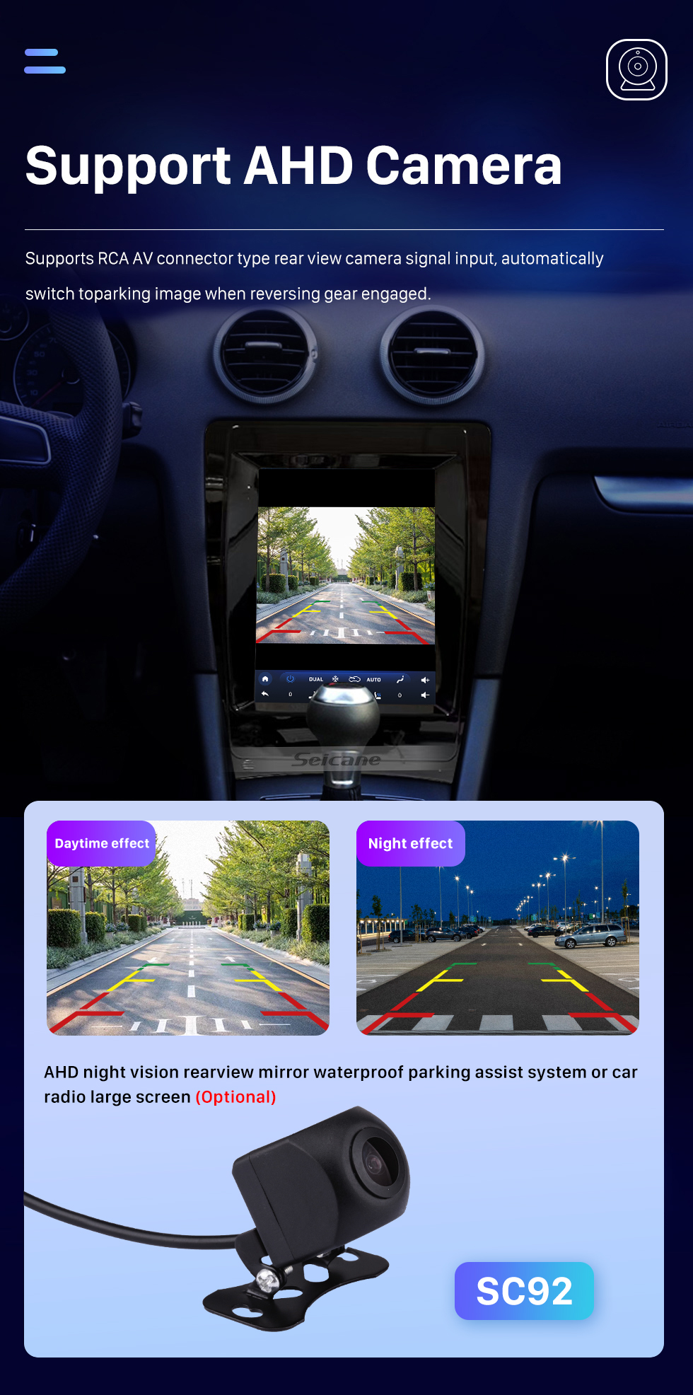 Seicane Android 10.0 9.7 polegadas para 2008-2012 AUDI A3 Rádio com HD Touchscreen GPS Sistema de Navegação Suporte Bluetooth Carplay TPMS Seicane Android 10.0 9.7 polegadas para 2008-2012 AUDI A3 Rádio com HD Touchscreen GPS Sistema de Navegação Suporte Bluetooth Carplay TPMS