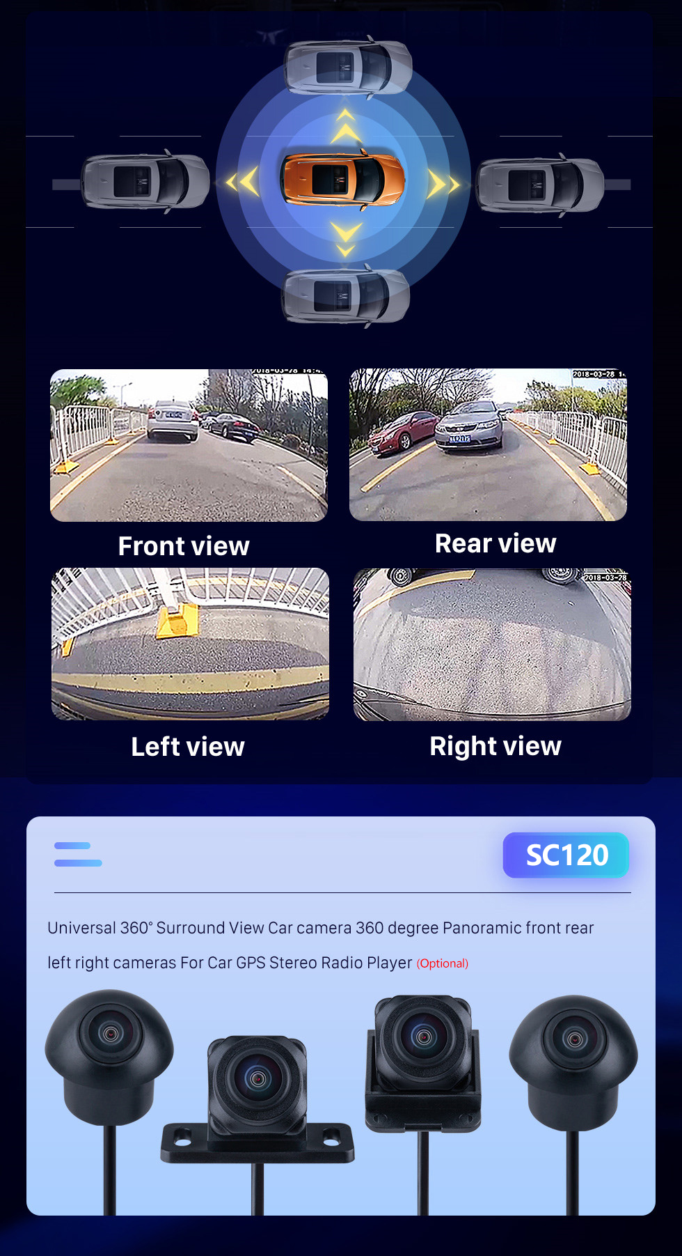 Seicane OEM Android 10.0 pour 2017 Nissan Patrol Autoradio avec système de navigation GPS à écran tactile HD de 9,7 pouces Carplay prend en charge la caméra de recul AHD DAB + DSP OBD2 DVR