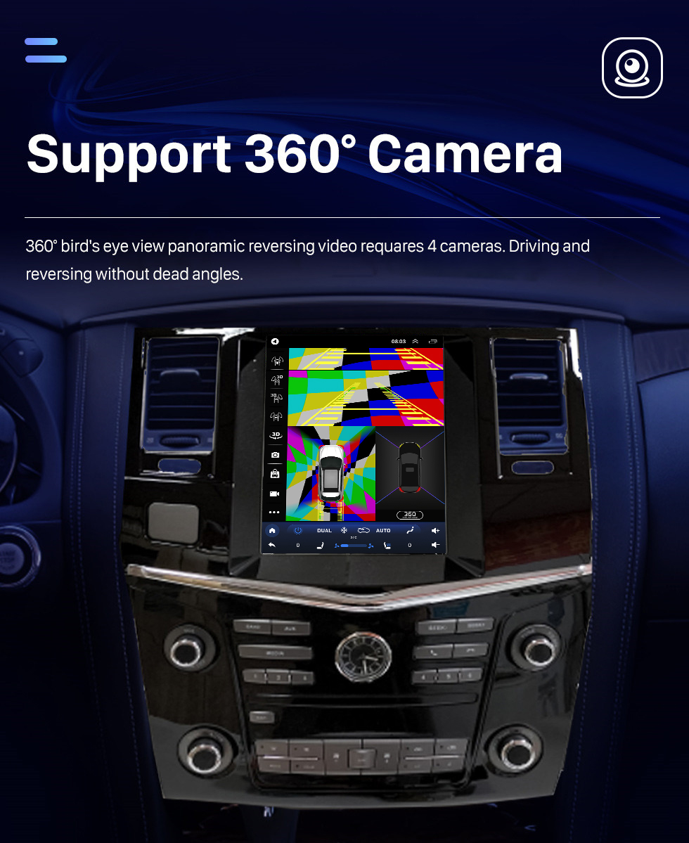 Seicane OEM Android 10.0 für 2017 Nissan Patrol Autoradio mit 9,7 Zoll HD Touchscreen GPS Navigationssystem Carplay Unterstützung AHD Rückfahrkamera DAB+ DSP OBD2 DVR Seicane OEM Android 10.0 für 2017 Nissan Patrol Autoradio mit 9,7 Zoll HD Touchscreen GPS Navigationssystem Carplay Unterstützung AHD Rückfahrkamera DAB+ DSP OBD2 DVR