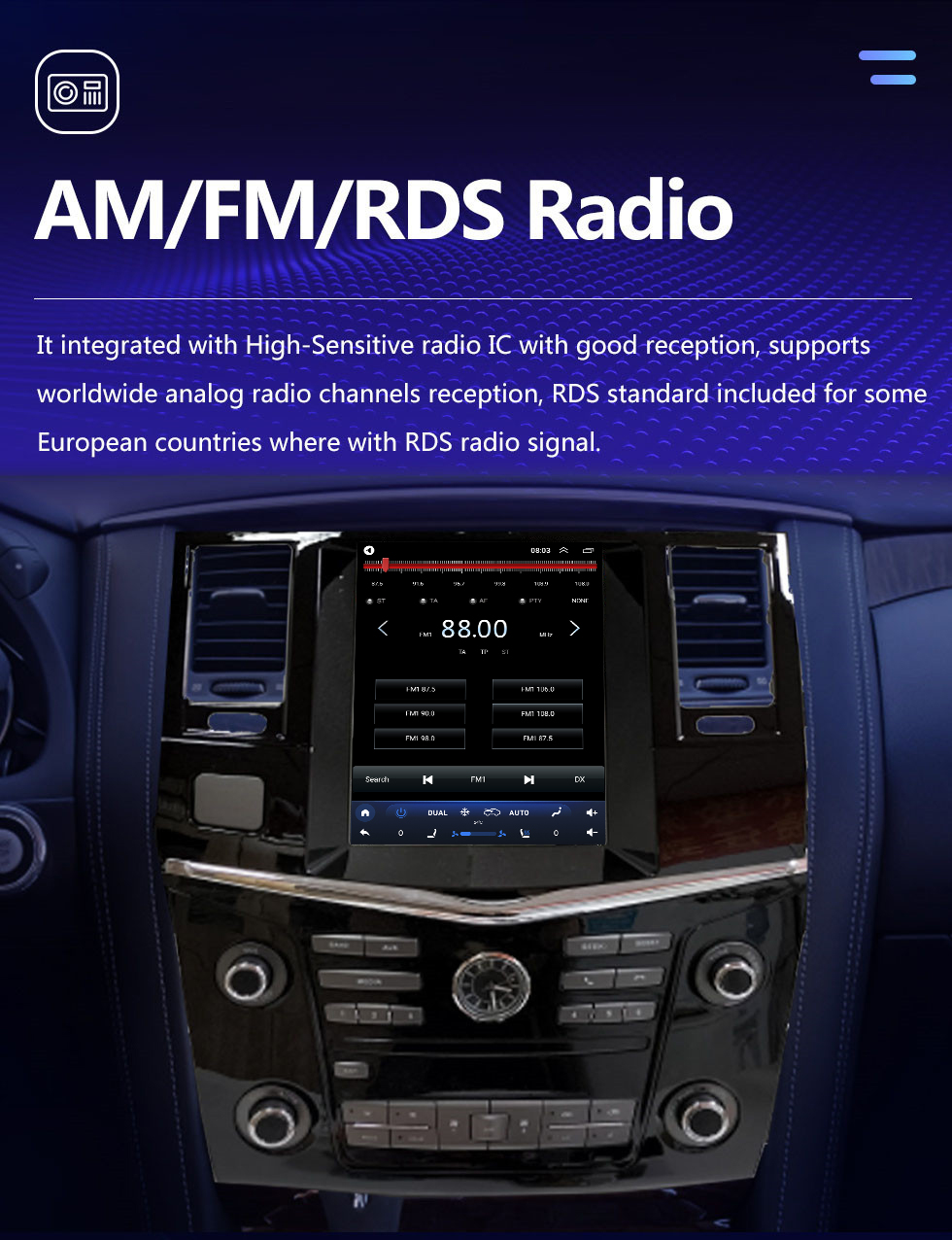 Seicane OEM Android 10.0 für 2017 Nissan Patrol Autoradio mit 9,7 Zoll HD Touchscreen GPS Navigationssystem Carplay Unterstützung AHD Rückfahrkamera DAB+ DSP OBD2 DVR Seicane OEM Android 10.0 für 2017 Nissan Patrol Autoradio mit 9,7 Zoll HD Touchscreen GPS Navigationssystem Carplay Unterstützung AHD Rückfahrkamera DAB+ DSP OBD2 DVR
