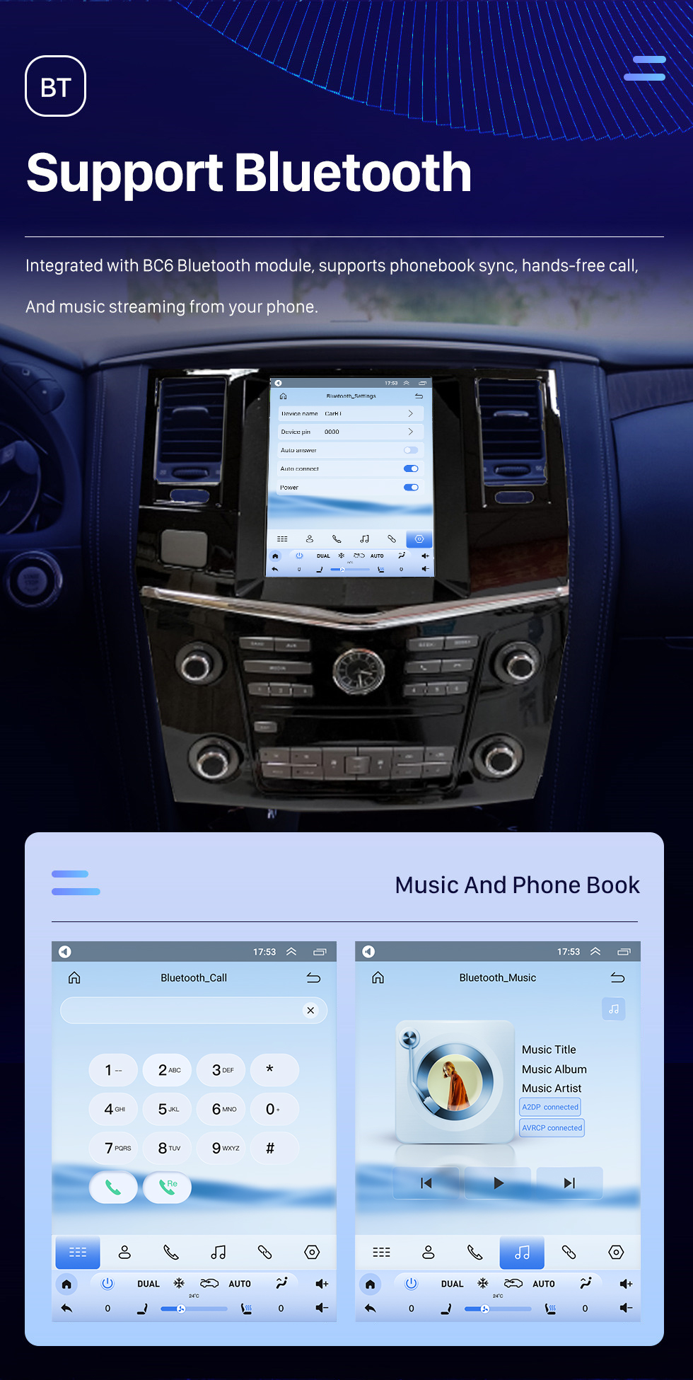 Seicane OEM Android 10.0 für 2017 Nissan Patrol Autoradio mit 9,7 Zoll HD Touchscreen GPS Navigationssystem Carplay Unterstützung AHD Rückfahrkamera DAB+ DSP OBD2 DVR Seicane OEM Android 10.0 für 2017 Nissan Patrol Autoradio mit 9,7 Zoll HD Touchscreen GPS Navigationssystem Carplay Unterstützung AHD Rückfahrkamera DAB+ DSP OBD2 DVR