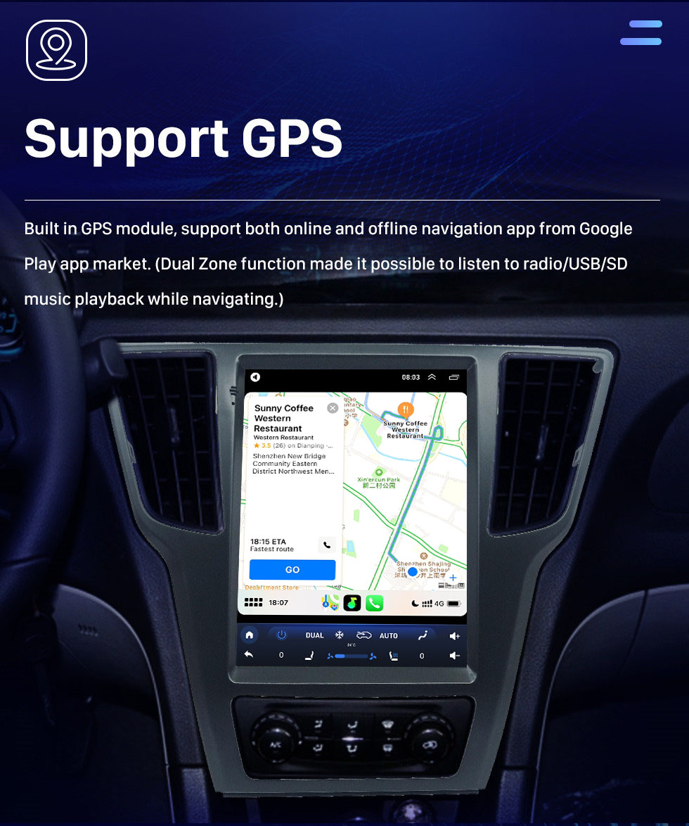 Seicane Android 10.0 Für 2014-2016 BAIC Saab D50 Radio 9,7 Zoll GPS-Navigationssystem mit Bluetooth HD Touchscreen Carplay-Unterstützung SWC DAB + Digital TV 360 ° Kamera Seicane Android 10.0 Für 2014-2016 BAIC Saab D50 Radio 9,7 Zoll GPS-Navigationssystem mit Bluetooth HD Touchscreen Carplay-Unterstützung SWC DAB + Digital TV 360 ° Kamera