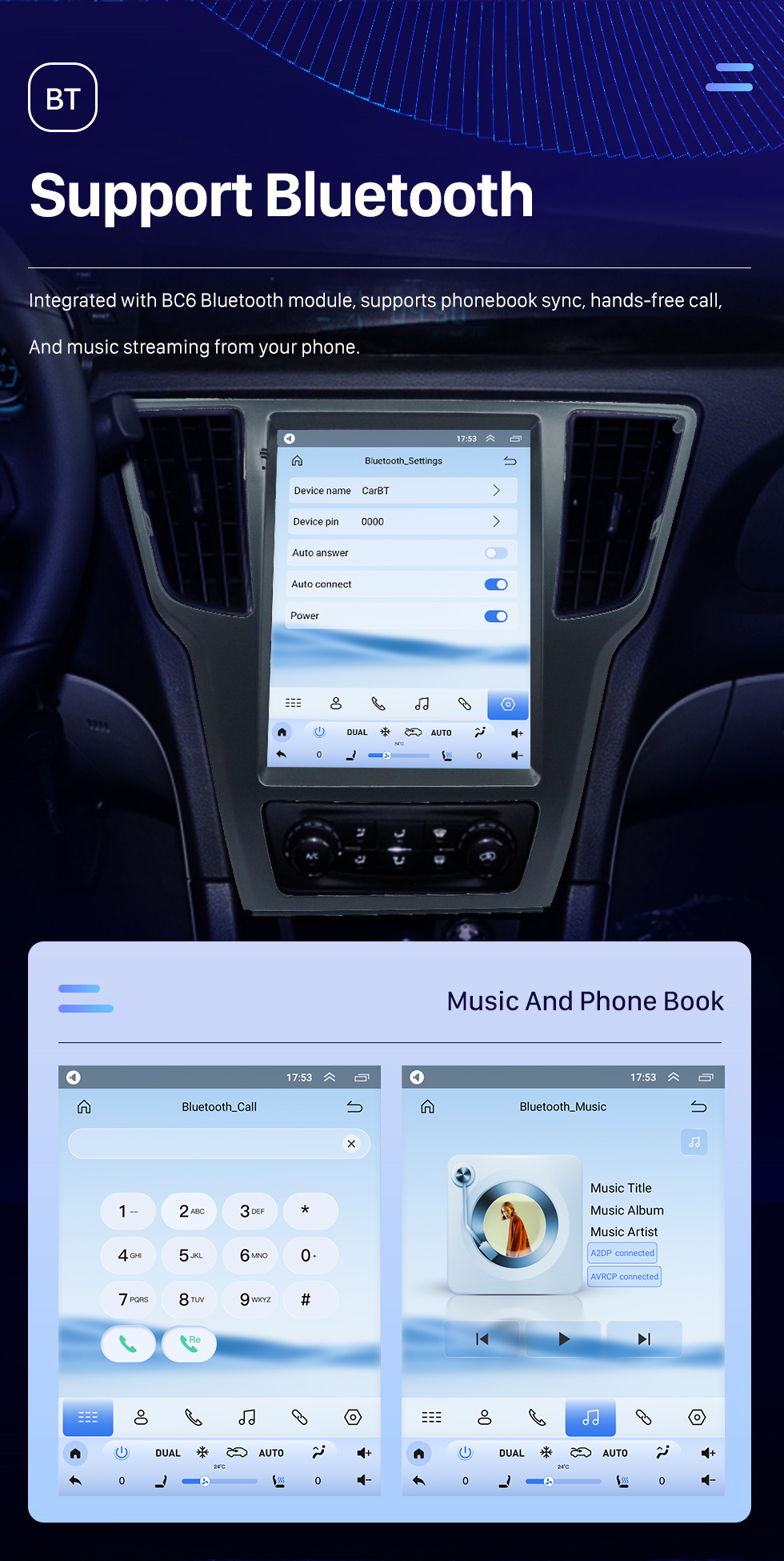 Seicane Android 10.0 Für 2014-2016 BAIC Saab D50 Radio 9,7 Zoll GPS-Navigationssystem mit Bluetooth HD Touchscreen Carplay-Unterstützung SWC DAB + Digital TV 360 ° Kamera Seicane Android 10.0 Für 2014-2016 BAIC Saab D50 Radio 9,7 Zoll GPS-Navigationssystem mit Bluetooth HD Touchscreen Carplay-Unterstützung SWC DAB + Digital TV 360 ° Kamera