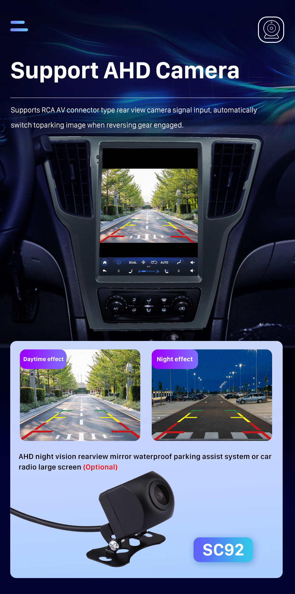 Seicane Android 10.0 Für 2014-2016 BAIC Saab D50 Radio 9,7 Zoll GPS-Navigationssystem mit Bluetooth HD Touchscreen Carplay-Unterstützung SWC DAB + Digital TV 360 ° Kamera Seicane Android 10.0 Für 2014-2016 BAIC Saab D50 Radio 9,7 Zoll GPS-Navigationssystem mit Bluetooth HD Touchscreen Carplay-Unterstützung SWC DAB + Digital TV 360 ° Kamera