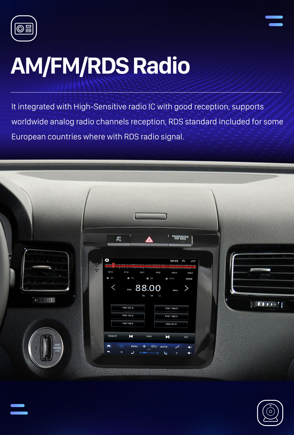 Seicane OEM 9,7 Zoll Android 10.0 Radio für 2010-2017 Volkswagen NEW Touareg Bluetooth WIFI HD Touchscreen GPS Navigation unterstützt Carplay Rückfahrkamera DAB+ OBD2 Seicane OEM 9,7 Zoll Android 10.0 Radio für 2010-2017 Volkswagen NEW Touareg Bluetooth WIFI HD Touchscreen GPS Navigation unterstützt Carplay Rückfahrkamera DAB+ OBD2