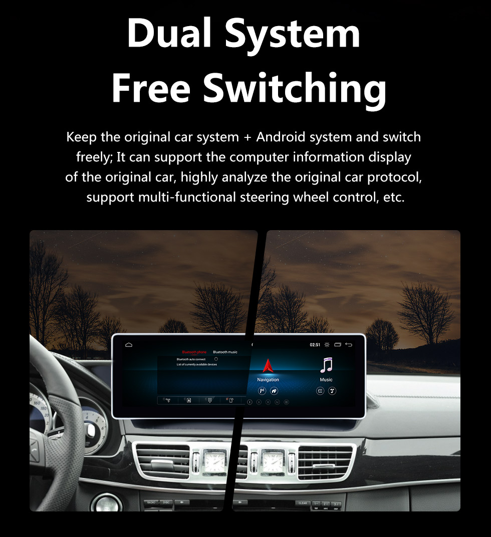 Seicane 10.25 inch Andriod 10.0 HD Touchsreen 2010-2015 Mercedes Benz E Class sedan Left-hand Driving W212 E180 E200 E260 E300 E320 E350 E400 E500 E550 E63AMG GPS Navigation System with Bluetooth support Carplay Seicane 10.25 inch Andriod 10.0 HD Touchsreen 2010-2015 Mercedes Benz E Class sedan Left-hand Driving W212 E180 E200 E260 E300 E320 E350 E400 E500 E550 E63AMG GPS Navigation System with Bluetooth support Carplay