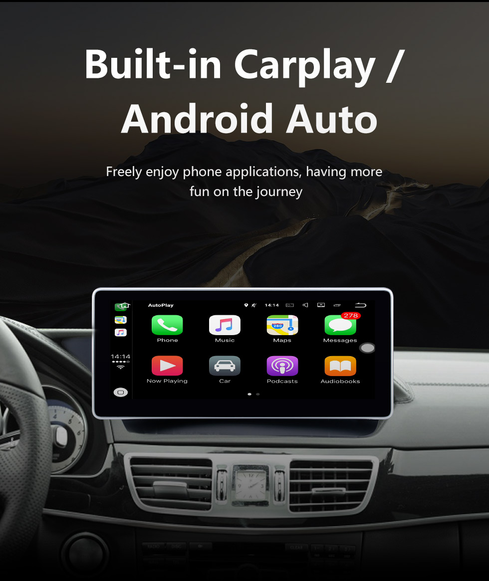 Seicane 10.25 inch Andriod 10.0 HD Touchsreen 2010-2015 Mercedes Benz E Class sedan Left-hand Driving W212 E180 E200 E260 E300 E320 E350 E400 E500 E550 E63AMG GPS Navigation System with Bluetooth support Carplay Seicane 10.25 inch Andriod 10.0 HD Touchsreen 2010-2015 Mercedes Benz E Class sedan Left-hand Driving W212 E180 E200 E260 E300 E320 E350 E400 E500 E550 E63AMG GPS Navigation System with Bluetooth support Carplay