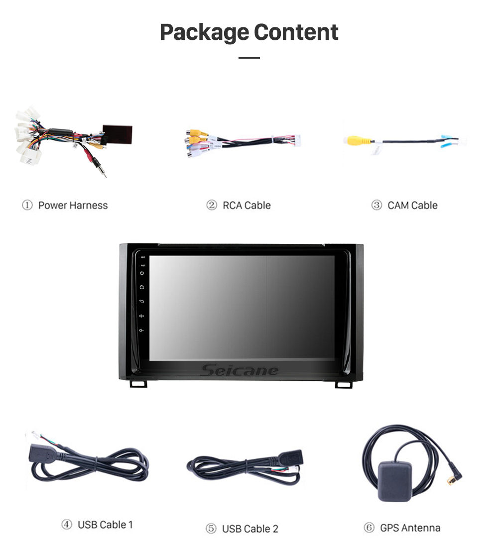 Seicane 9 polegadas Android 10.0 Radio IPS Full Screen GPS Navigation System para 2014 TOYOTA TUNDRA com RDS 3G WiFi Bluetooth Suporte OBD2 Steering Wheel Control DVR Seicane 9 polegadas Android 10.0 Radio IPS Full Screen GPS Navigation System para 2014 TOYOTA TUNDRA com RDS 3G WiFi Bluetooth Suporte OBD2 Steering Wheel Control DVR