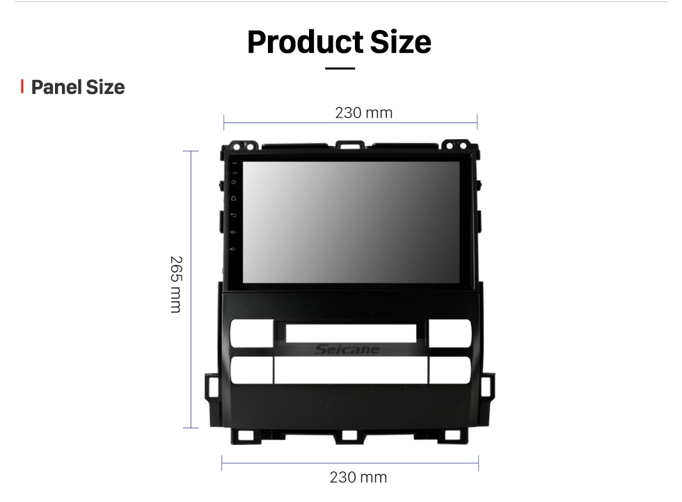 Seicane OEM 9 pulgadas Android 10.0 para 2018 BAIC HUANSU S7 Radio con Bluetooth HD Pantalla táctil Sistema de navegación GPS compatible con Carplay DAB +