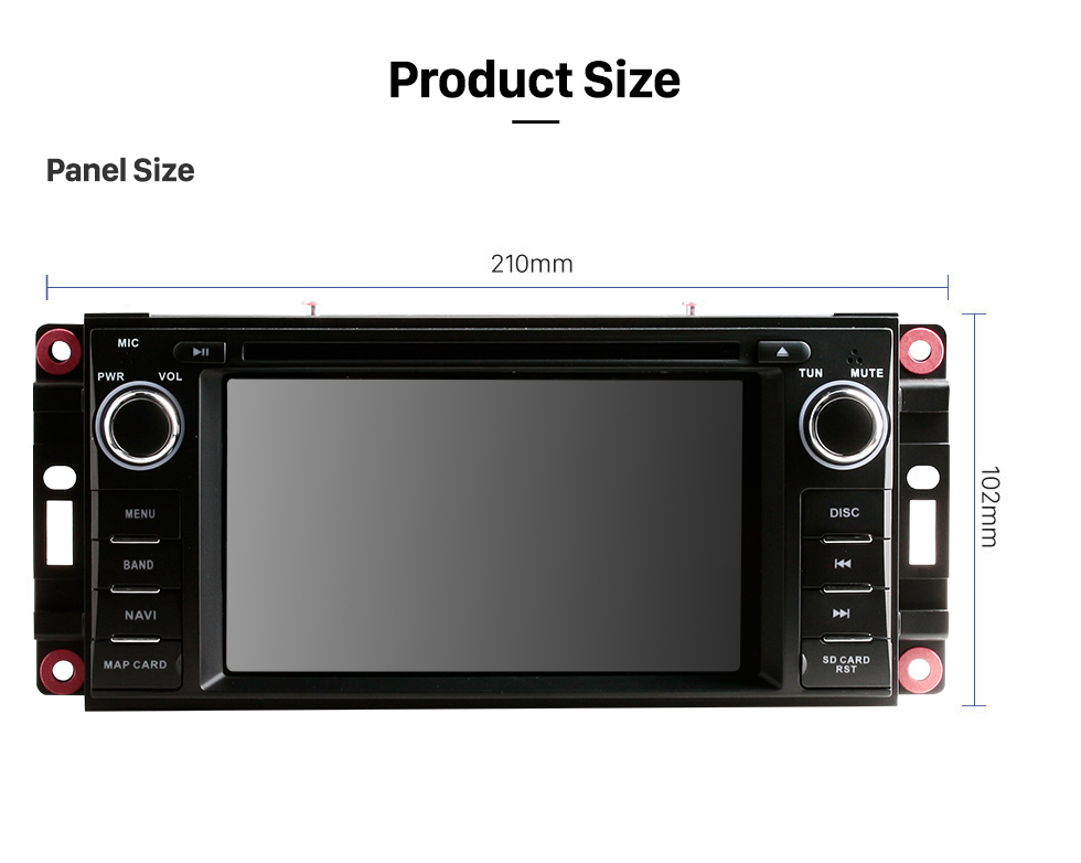 Seicane 6.2 polegadas 2005-2011 jipe grand cherokee wrangler bússola comandante android 11.0 navegação gps rádio bluetooth touchscreen suporte carplay câmera de backup