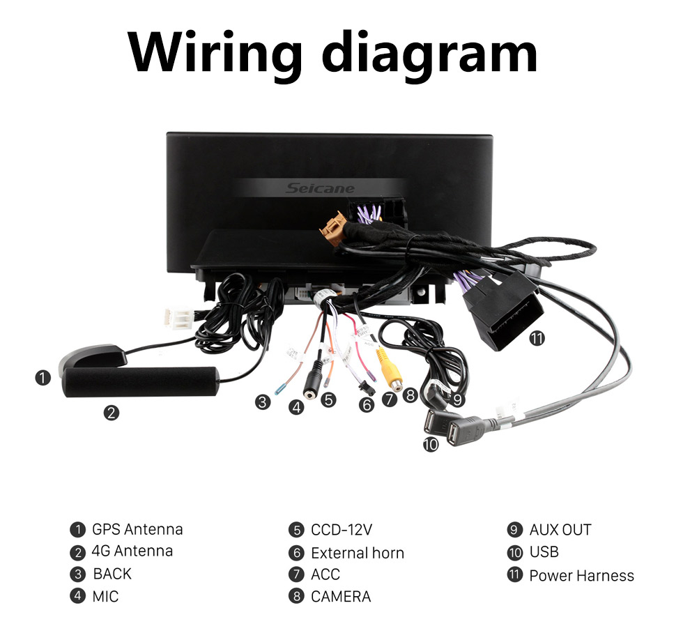 Seicane Сенсорный экран HD 12,3 дюйма Android 10.0 GPS-навигатор Радио для 2009-2016 AUDI A4 / A5 с поддержкой Bluetooth AUX DVR Carplay OBD Управление рулевым колесом Seicane Сенсорный экран HD 12,3 дюйма Android 10.0 GPS-навигатор Радио для 2009-2016 AUDI A4 / A5 с поддержкой Bluetooth AUX DVR Carplay OBD Управление рулевым колесом