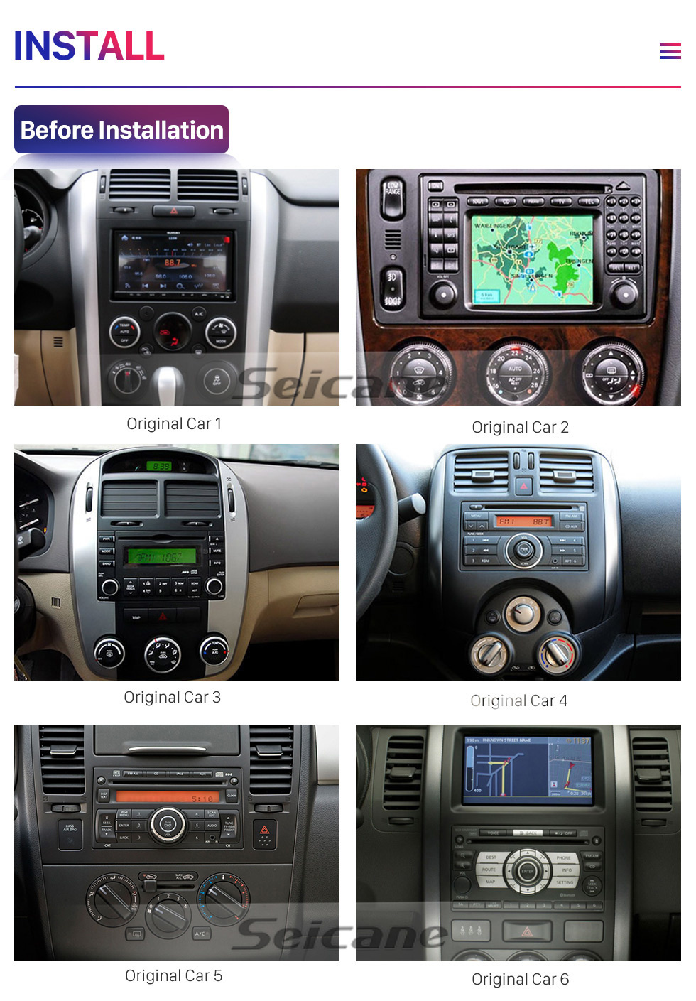 Seicane Android 10.0 Универсальный Toyota Hyundai Kia Nissan Volkswagen Suzuki Honda Радио GPS-навигация 1080P Видео Bluetooth USB WIFI Поддержка Камера заднего вида Зеркальная связь Управление рулевым колесом Seicane Android 10.0 Универсальный Toyota Hyundai Kia Nissan Volkswagen Suzuki Honda Радио GPS-навигация 1080P Видео Bluetooth USB WIFI Поддержка Камера заднего вида Зеркальная связь Управление рулевым колесом