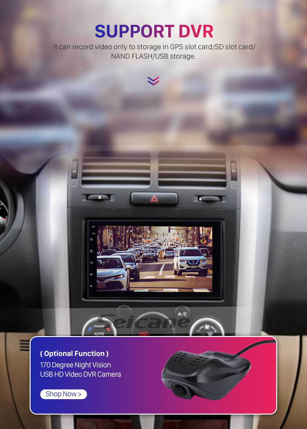 Seicane Android 10.0 Универсальный Toyota Hyundai Kia Nissan Volkswagen Suzuki Honda Радио GPS-навигация 1080P Видео Bluetooth USB WIFI Поддержка Камера заднего вида Зеркальная связь Управление рулевым колесом Seicane Android 10.0 Универсальный Toyota Hyundai Kia Nissan Volkswagen Suzuki Honda Радио GPS-навигация 1080P Видео Bluetooth USB WIFI Поддержка Камера заднего вида Зеркальная связь Управление рулевым колесом