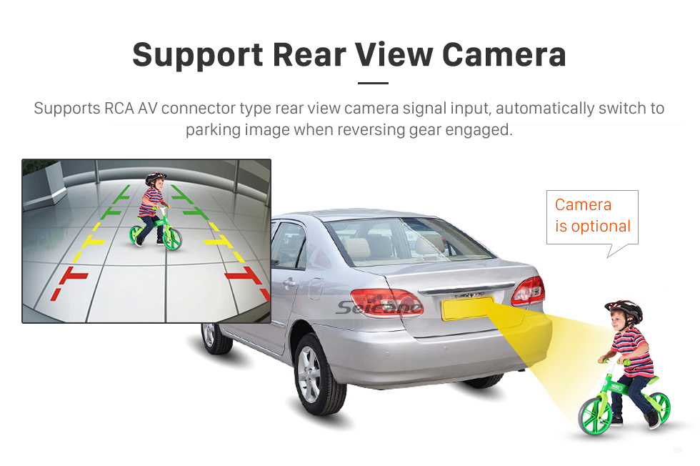 Seicane 7-дюймовый для 2011 Audi A3 Radio Android 11.0 GPS-навигационная система с сенсорным экраном Bluetooth HD Поддержка Carplay Резервная камера