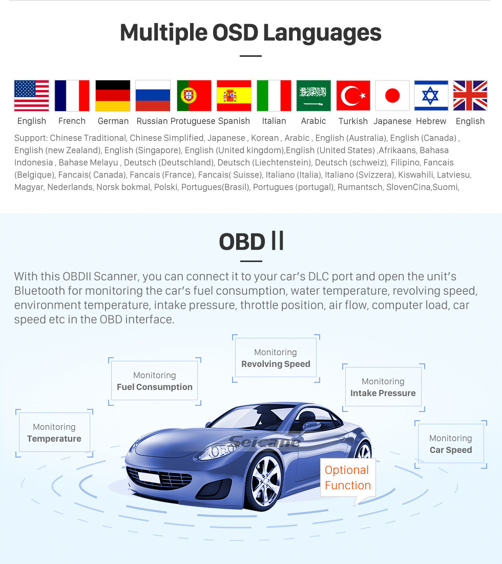 Seicane Android 11.0 для Audi A4 2011 года Радио 7-дюймовая система GPS-навигации Bluetooth HD с сенсорным экраном Поддержка Carplay Управление рулевым колесом DSP