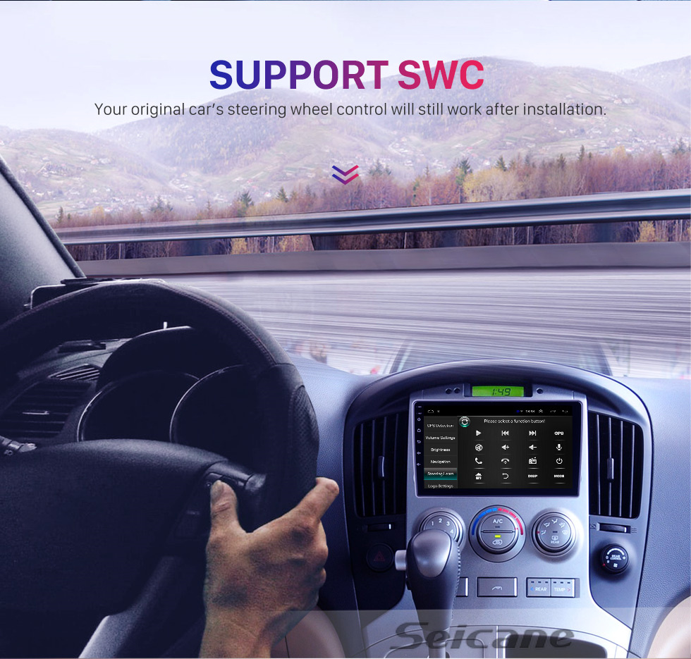 Seicane Android 10.0 Carplay 9 Zoll 1920*720 Full-Fit-Bildschirm für 2007 2008 2009–2015 HYUNDAI PARTAON STAREX/H1 GPS-Navigationsradio mit HD-Touchscreen Seicane Android 10.0 Carplay 9 Zoll 1920*720 Full-Fit-Bildschirm für 2007 2008 2009–2015 HYUNDAI PARTAON STAREX/H1 GPS-Navigationsradio mit HD-Touchscreen