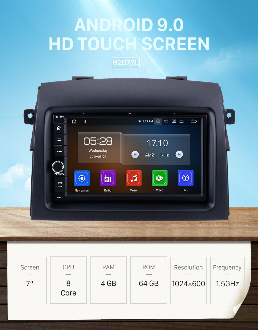 Seicane OEM Android 9.0 2004-2010 Toyota Sienna Radio GPS Navigation System with Bluetooth HD Touchscreen Mirror Link 4G WIFI AUX DVR 1080P DAB TPMS Backup Camera Seicane OEM Android 9.0 2004-2010 Toyota Sienna Radio GPS Navigation System with Bluetooth HD Touchscreen Mirror Link 4G WIFI AUX DVR 1080P DAB TPMS Backup Camera