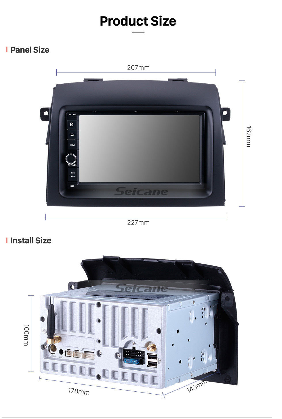 Seicane OEM Android 9.0 2004-2010 Toyota Sienna Radio GPS Navigation System with Bluetooth HD Touchscreen Mirror Link 4G WIFI AUX DVR 1080P DAB TPMS Backup Camera Seicane OEM Android 9.0 2004-2010 Toyota Sienna Radio GPS Navigation System with Bluetooth HD Touchscreen Mirror Link 4G WIFI AUX DVR 1080P DAB TPMS Backup Camera