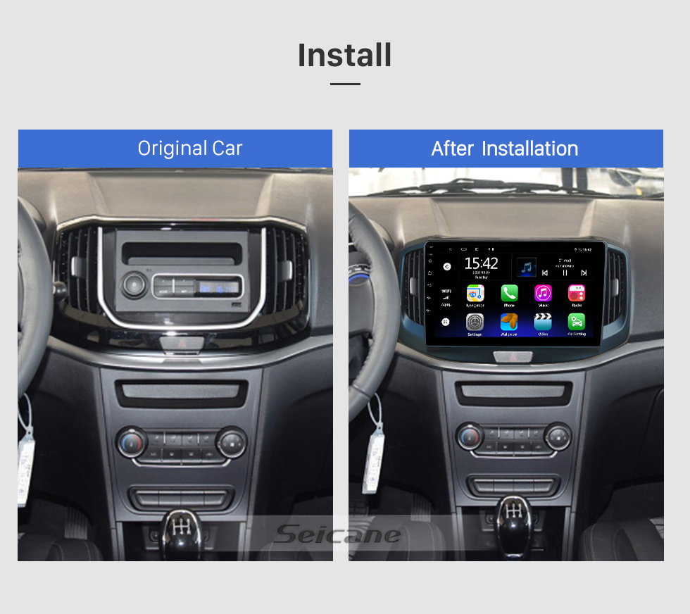 Seicane Para 2019 ISUZU JIM S Radio Android 10.0 HD Pantalla táctil Sistema de navegación GPS de 10.1 pulgadas con soporte Bluetooth Carplay DVR