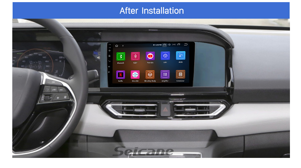 Seicane OEM 10.1 pulgadas Android 11.0 Radio para 2015-2017 CHANA XINBAO / SHENQI T20 Bluetooth HD Pantalla táctil Soporte de navegación GPS Carplay Cámara trasera TPMS