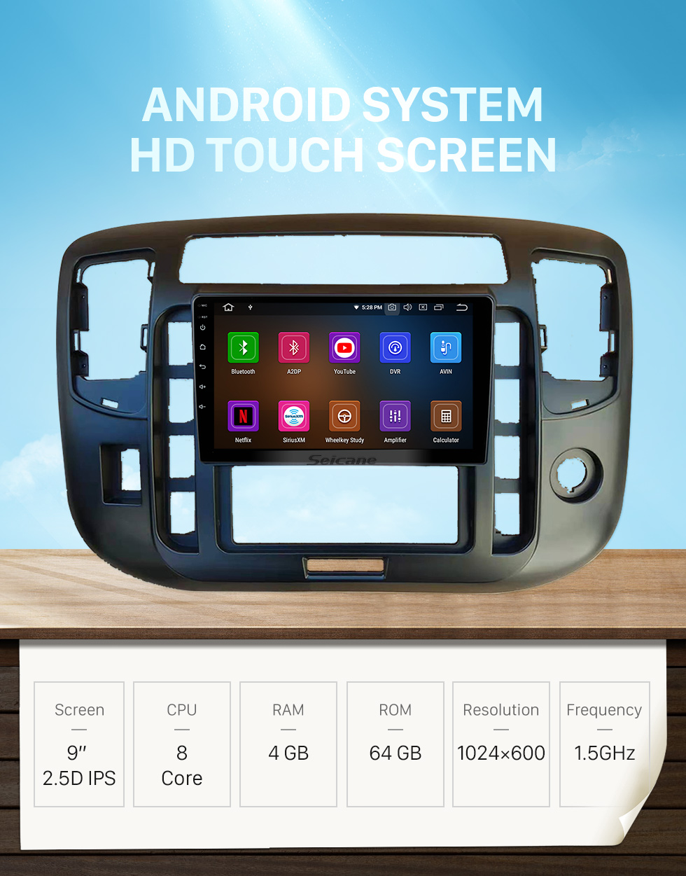 Seicane 9-дюймовый Android 11.0 для 2015-2018 FOTON VIEW V3 / V5 Radio GPS-навигационная система с сенсорным экраном Bluetooth HD Поддержка Carplay SWC DAB + OBD II Seicane 9-дюймовый Android 11.0 для 2015-2018 FOTON VIEW V3 / V5 Radio GPS-навигационная система с сенсорным экраном Bluetooth HD Поддержка Carplay SWC DAB + OBD II
