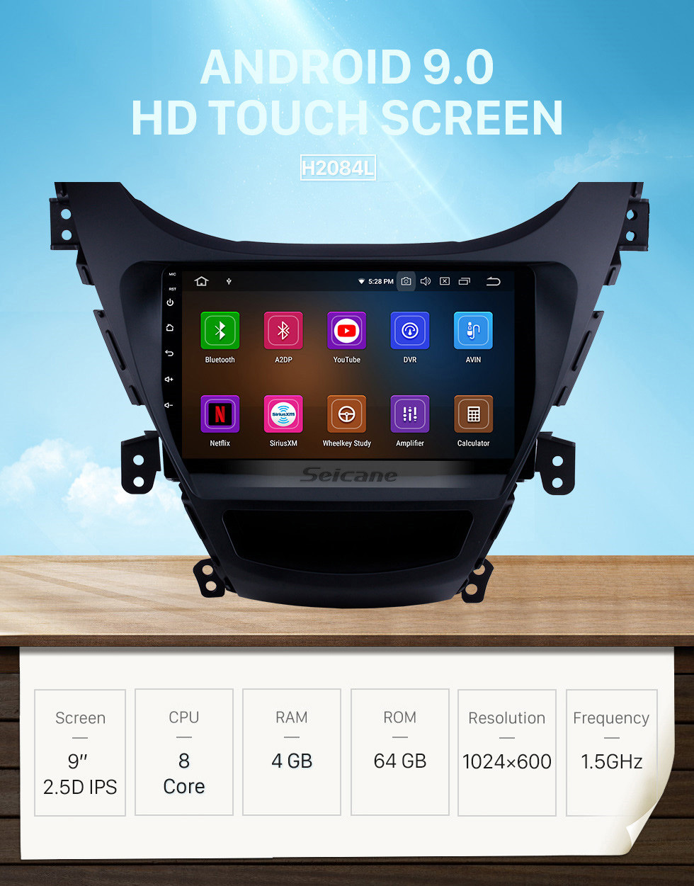 Seicane 9 inch Android 9.0 DVD GPS Stereo for2011 2012 2013 Hyundai Elantra with Radio Bluetooth Music Mirror Link OBD2 Backup Camera Steering Wheel Control Seicane 9 inch Android 9.0 DVD GPS Stereo for2011 2012 2013 Hyundai Elantra with Radio Bluetooth Music Mirror Link OBD2 Backup Camera Steering Wheel Control