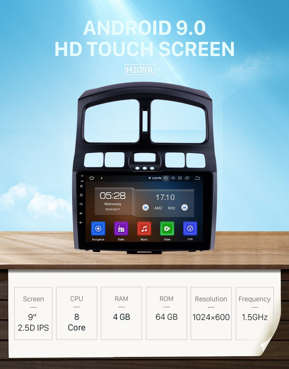 Seicane 2005-2015 Hyundai Santa Fe 9-дюймовый Android 9.0 HD с сенсорным экраном Bluetooth Радио GPS-навигация AUX FM MP4 музыка Поддержка WIFI Carplay USB 4G Резервная камера DVR SWC Seicane 2005-2015 Hyundai Santa Fe 9-дюймовый Android 9.0 HD с сенсорным экраном Bluetooth Радио GPS-навигация AUX FM MP4 музыка Поддержка WIFI Carplay USB 4G Резервная камера DVR SWC