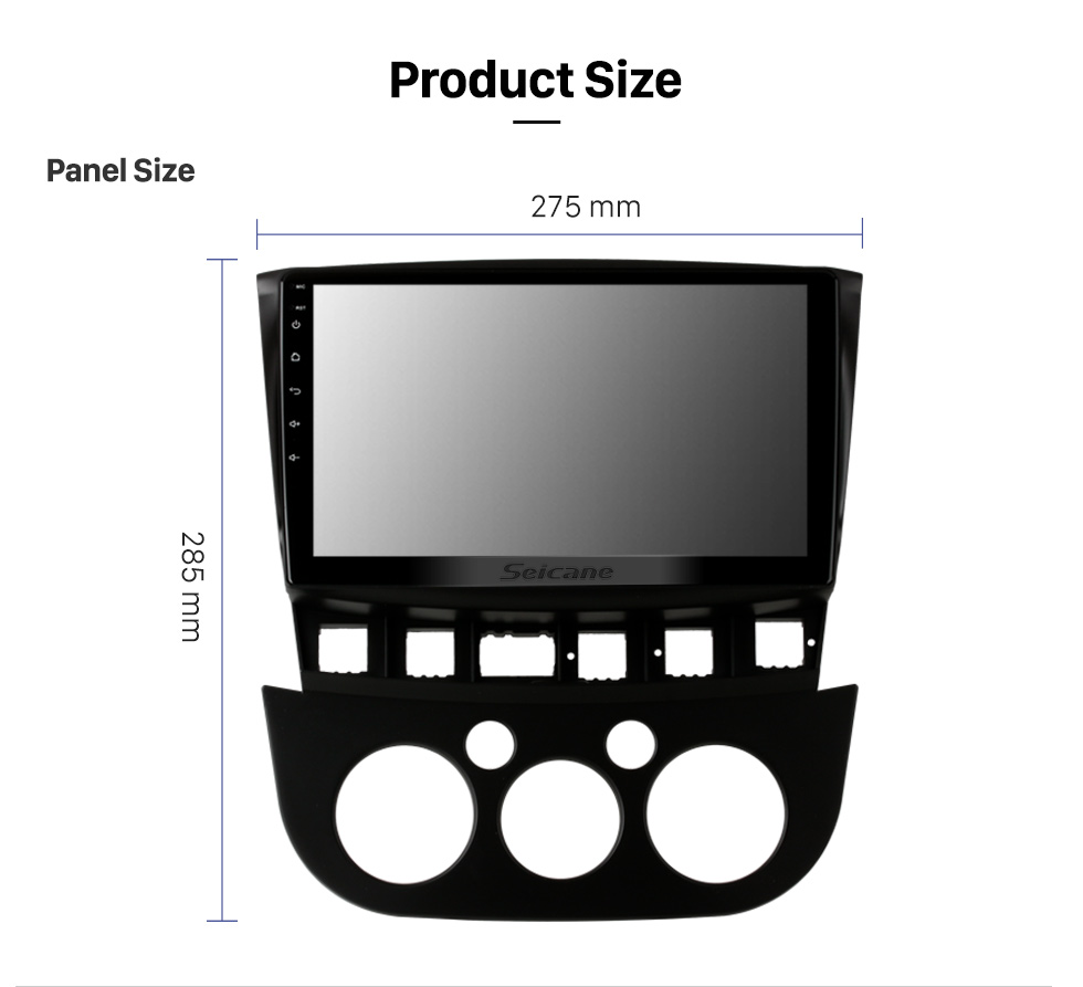 Seicane OEM 10.1 pulgadas Android 11.0 Radio para 2015-2017 CHANA XINBAO / SHENQI T20 Bluetooth HD Pantalla táctil Soporte de navegación GPS Carplay Cámara trasera TPMS