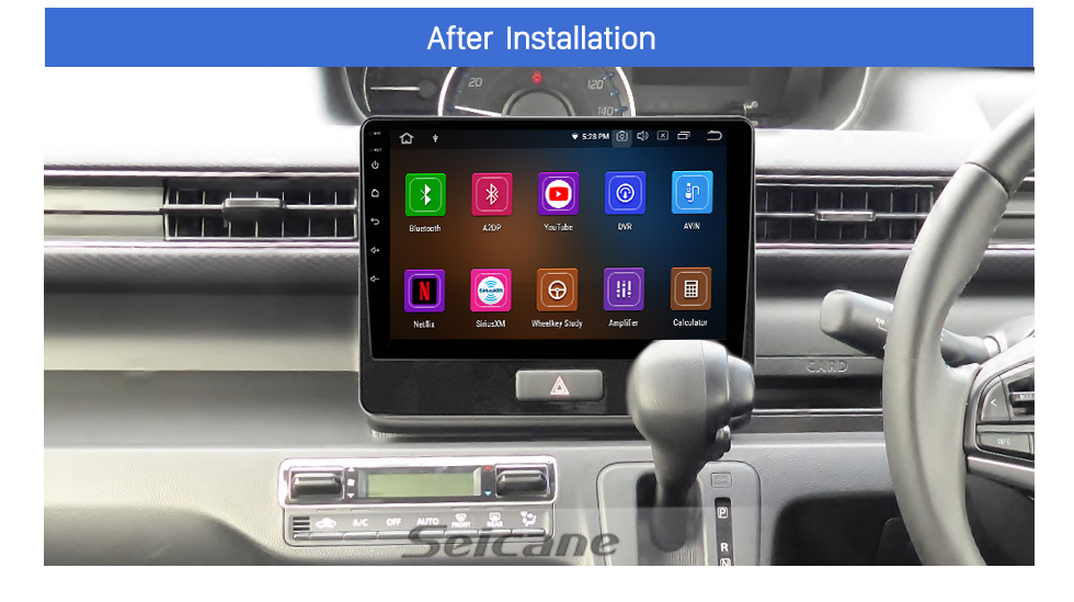 Seicane 9 Zoll Android 11.0 für 2012-2017 FIAT VIAGGIO / 2014-2017 FIAT OTTIMO Radio GPS-Navigationssystem mit HD-Touchscreen WIFI Bluetooth-Unterstützung Carplay OBD2 TPMS DAB+