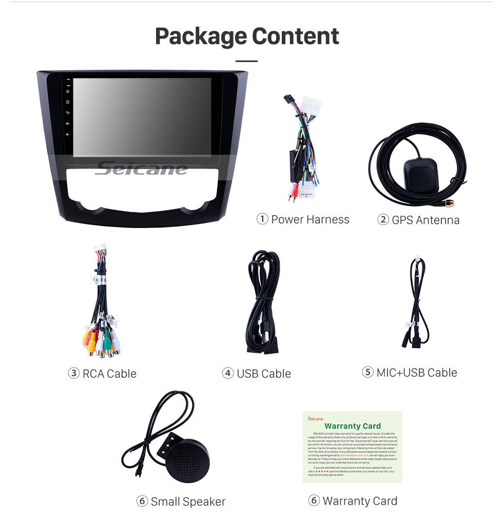Seicane 9 inch Android 9.0 HD Touch Screen Car Stereo Radio Head Unit for 2016-2017 Renault Kadjar Bluetooth Radio WIFI DVR Video USB Mirror link OBD2 Rearview camera Steering Wheel Control Seicane 9 inch Android 9.0 HD Touch Screen Car Stereo Radio Head Unit for 2016-2017 Renault Kadjar Bluetooth Radio WIFI DVR Video USB Mirror link OBD2 Rearview camera Steering Wheel Control