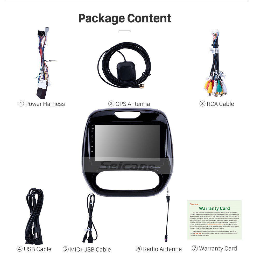 Seicane 9 Zoll Android 9.0 HD Touchscreen Head Unit GPS Navigationssystem für 2011-2016 Renault Captur CLIO Samsung QM3 Handbuch A / C Bluetooth Radio WIFI DVR Video USB Spiegel Link Seicane 9 Zoll Android 9.0 HD Touchscreen Head Unit GPS Navigationssystem für 2011-2016 Renault Captur CLIO Samsung QM3 Handbuch A / C Bluetooth Radio WIFI DVR Video USB Spiegel Link