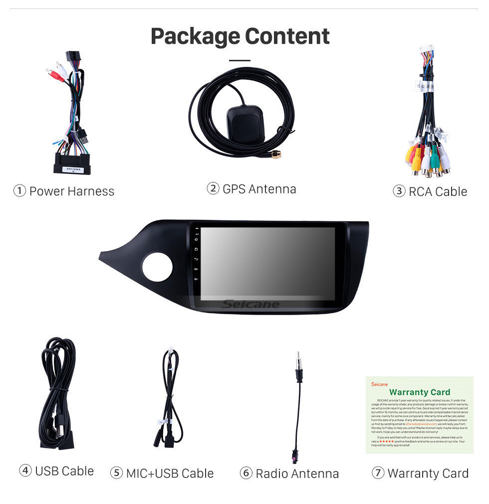 Seicane OEM 2012 2013 2014 Kia Ceed (LHD) 9 inch Android 9.0 GPS Navigation Bluetooth Car Radio Support CD DVD Player Backup Camera DAB+ DVR OBD2 Mirror Link WIFI USB SD Steering Wheel Control Seicane OEM 2012 2013 2014 Kia Ceed (LHD) 9 inch Android 9.0 GPS Navigation Bluetooth Car Radio Support CD DVD Player Backup Camera DAB+ DVR OBD2 Mirror Link WIFI USB SD Steering Wheel Control