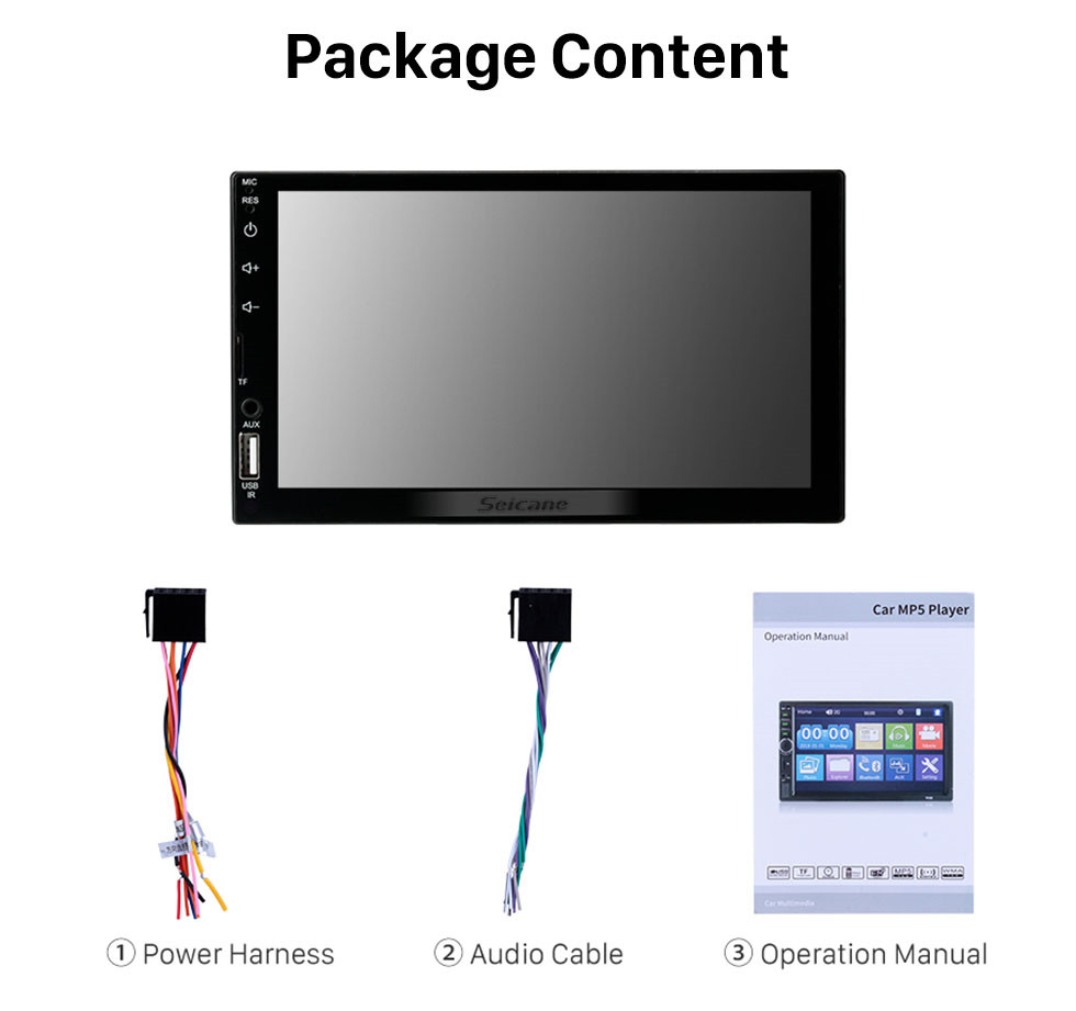 Seicane Plug and Play Carplay MP5 Player Touchscreen Radio Bluetooth Musikempfänger Unterstützung IOS IPhone Siri Mikrofon Sprachsteuerung Rückfahrkamera Lenkradsteuerung Seicane Plug and Play Carplay MP5 Player Touchscreen Radio Bluetooth Musikempfänger Unterstützung IOS IPhone Siri Mikrofon Sprachsteuerung Rückfahrkamera Lenkradsteuerung