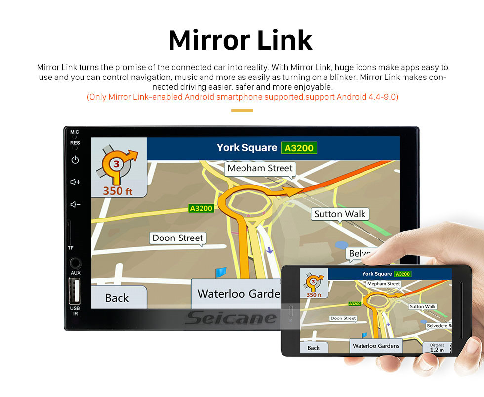 Seicane Plug and Play Carplay MP5 Player Touchscreen Radio Bluetooth Musikempfänger Unterstützung IOS IPhone Siri Mikrofon Sprachsteuerung Rückfahrkamera Lenkradsteuerung Seicane Plug and Play Carplay MP5 Player Touchscreen Radio Bluetooth Musikempfänger Unterstützung IOS IPhone Siri Mikrofon Sprachsteuerung Rückfahrkamera Lenkradsteuerung