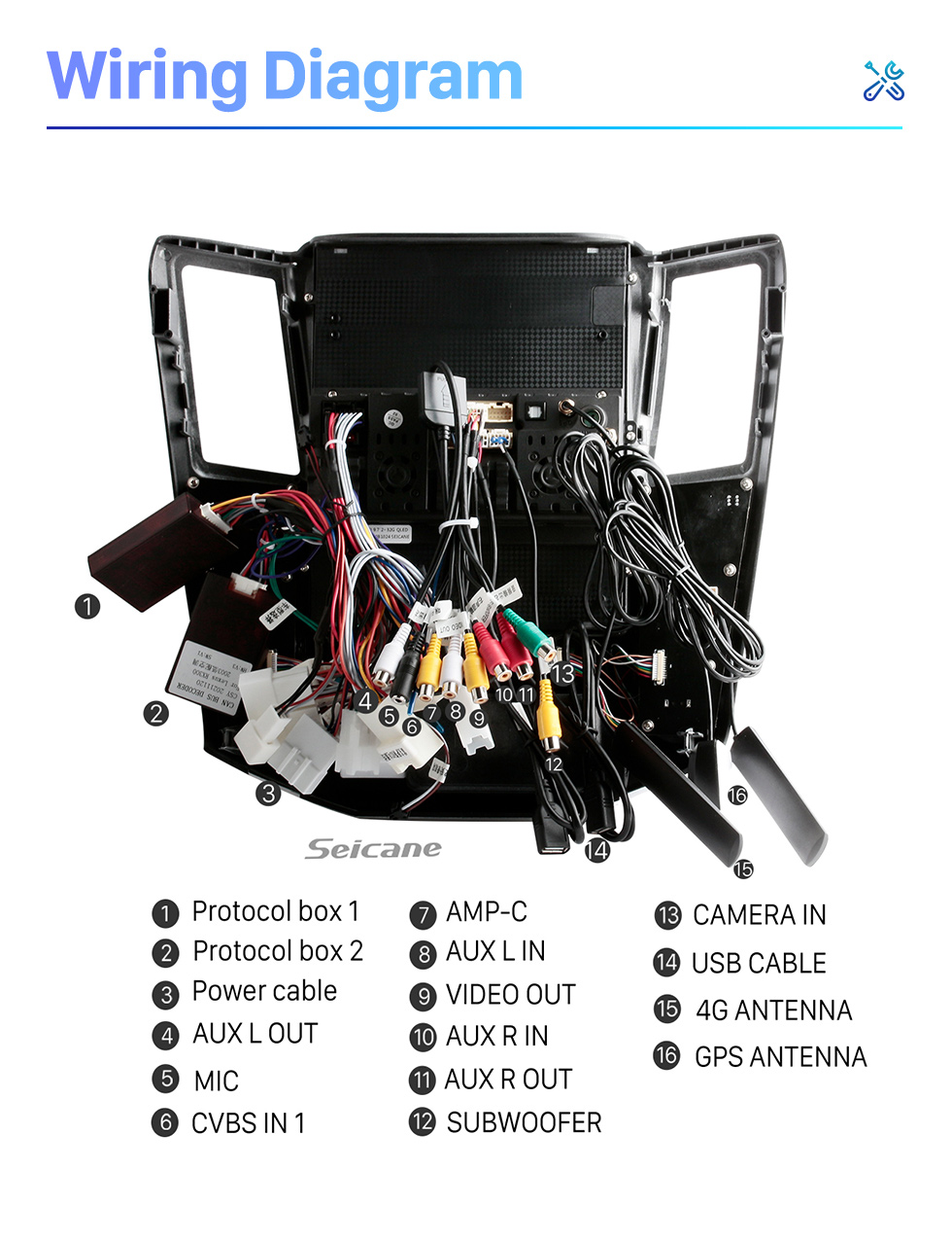 Seicane OEM 9,7 polegadas Android 10.0 para 2004-2008 Lexus RX330 RX300 RX350 RX400 Sistema de navegação GPS por rádio com tela sensível ao toque HD Suporte a Bluetooth Carplay OBD2 DVR TPMS