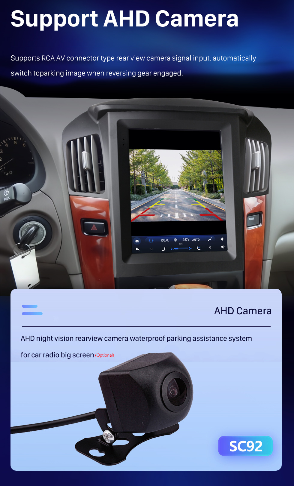 Seicane Pantalla táctil HD de 9.7 pulgadas para Lexus RX300 RX330 Toyota Harrier 1998 1997-2003 Android 10.0 Auto radio Sistema estéreo para automóvil con Bluetooth Carplay incorporado DSP Soporte 360 ° Cámara DVR