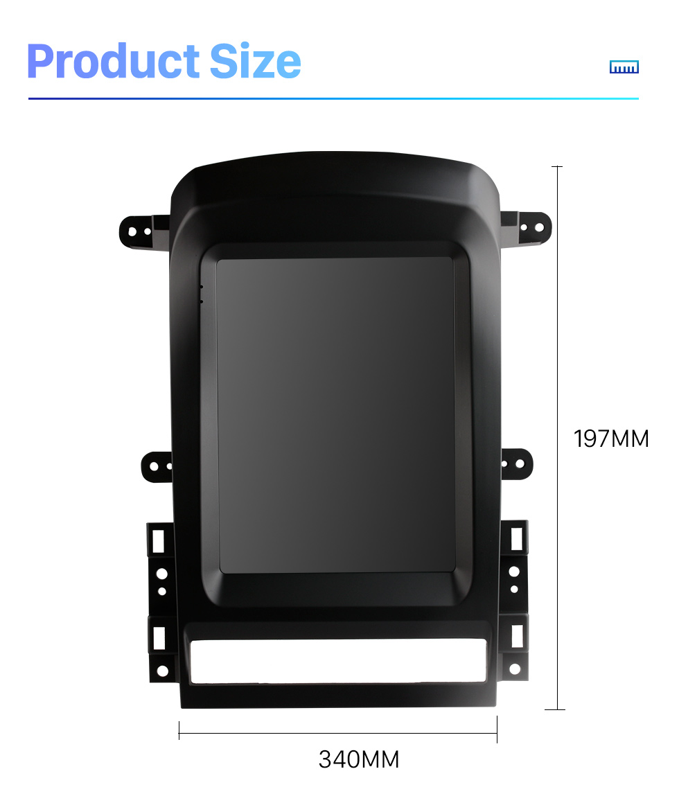 Seicane 9.7 pulgadas Android 10.0 Unidad principal Navegación GPS para 2006-2012 Chevy Chevrolet Captiva Radio USB con USB Bluetooth WIFI Soporte DVR OBD2 TPMS Control del volante