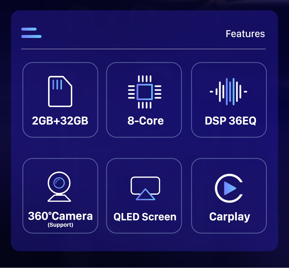 Seicane Rádio OEM Android 10.0 de 9,7 polegadas para 2012-2022 Peugeot 405 Bluetooth WIFI HD Tela sensível ao toque Suporte de navegação GPS Carplay Câmera traseira DAB + OBD2