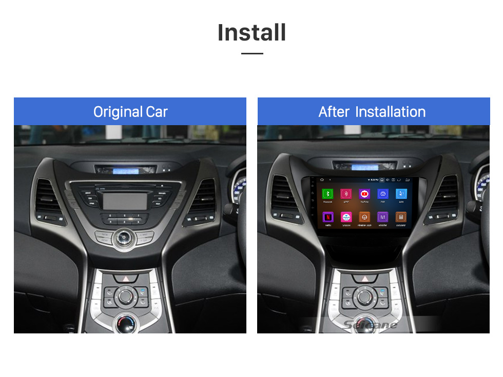 Seicane OEM 10,1 Zoll Android 11.0 Radio für 2006-2015 TOYOTA LAND CRUISER Bluetooth HD Touchscreen GPS-Navigationsunterstützung Carplay Rückfahrkamera TPMS