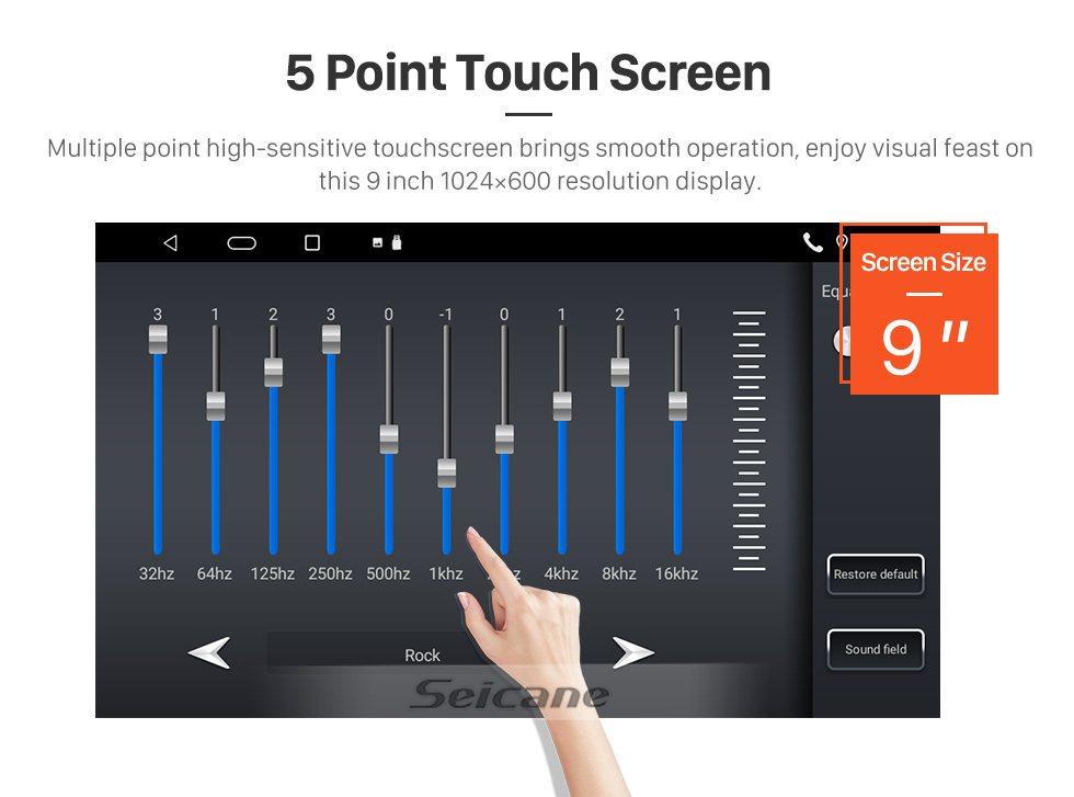 Seicane 9 Zoll Android 10.0 für 2005-2006 KIA CERATO Manuelles AC-Stereo-GPS-Navigationssystem mit Bluetooth OBD2 DVR TPMS-Rückfahrkamera Seicane 9 Zoll Android 10.0 für 2005-2006 KIA CERATO Manuelles AC-Stereo-GPS-Navigationssystem mit Bluetooth OBD2 DVR TPMS-Rückfahrkamera