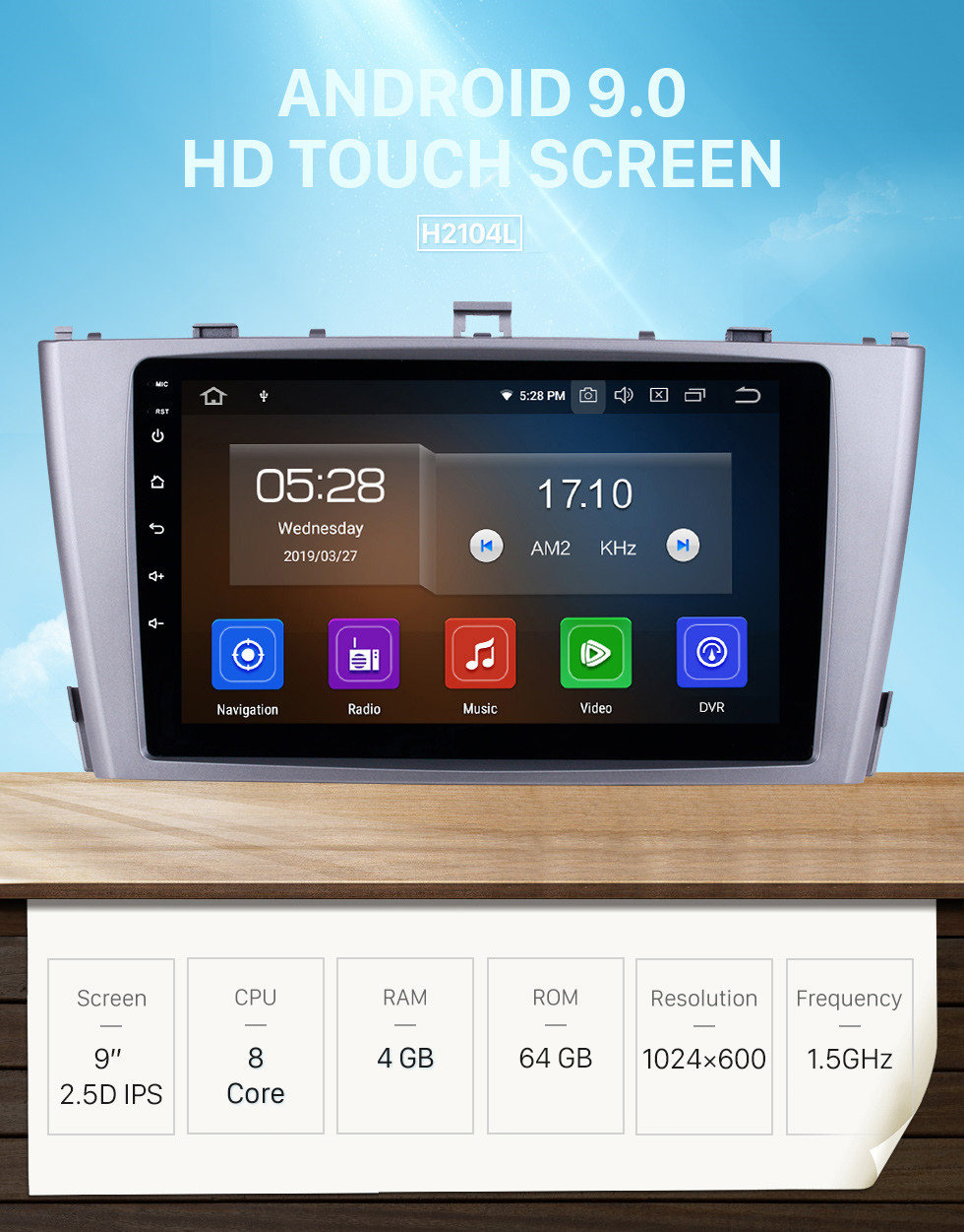 Seicane OEM Style Android 9.0 9 inch GPS Navi system Head unit for 2009-2013 Toyota AVENSIS FM Radio RDS WIFI Bluetooth USB AUX support DVR DVD Player Rearview Camera SWC 1080P Seicane OEM Style Android 9.0 9 inch GPS Navi system Head unit for 2009-2013 Toyota AVENSIS FM Radio RDS WIFI Bluetooth USB AUX support DVR DVD Player Rearview Camera SWC 1080P